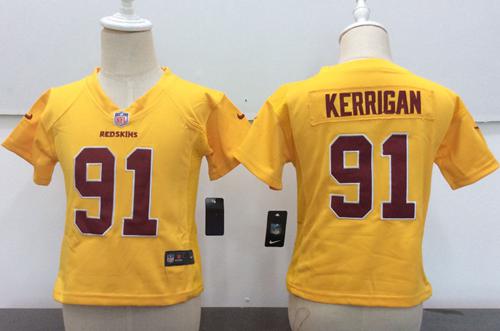 Toddler Nike Redskins #91 Ryan Kerrigan Gold Rush Stitched NFL Elite Jersey Toddler Nike Redskins #91 Ryan Kerrigan Gold Rush Stitched NFL Elite Jersey