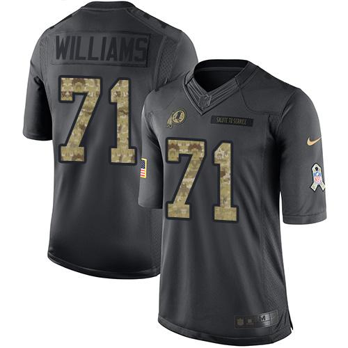Nike Redskins #71 Trent Williams Black Youth Stitched NFL Limited 2016 Salute to Service Jersey Nike Redskins #71 Trent Williams Black Youth Stitched NFL Limited 2016 Salute to Service Jersey