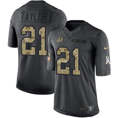 Nike Redskins #21 Sean Taylor Black Youth Stitched NFL Limited 2016 Salute to Service Jersey Nike Redskins #21 Sean Taylor Black Youth Stitched NFL Limited 2016 Salute to Service Jersey