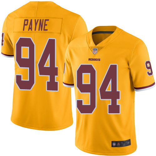 Nike Redskins #94 Da'Ron Payne Gold Youth Stitched NFL Limited Rush Jersey Nike Redskins #94 Da'Ron Payne Gold Youth Stitched NFL Limited Rush Jersey