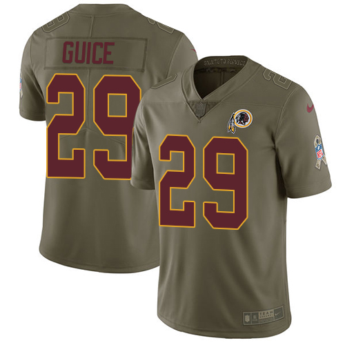 Nike Redskins #29 Derrius Guice Olive Youth Stitched NFL Limited 2017 Salute to Service Jersey Nike Redskins #29 Derrius Guice Olive Youth Stitched NFL Limited 2017 Salute to Service Jersey