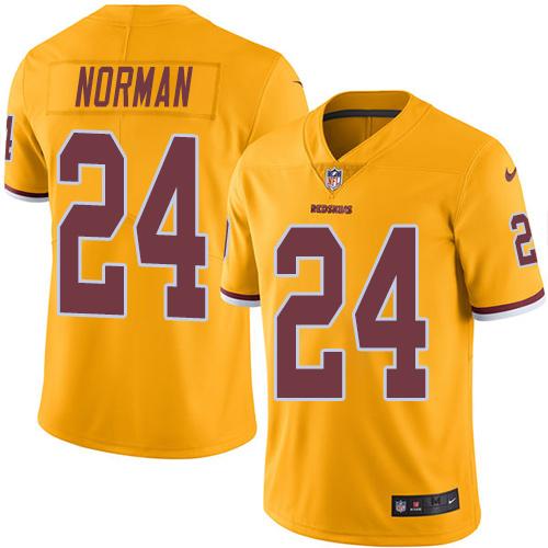 Nike Redskins #24 Josh Norman Gold Youth Stitched NFL Limited Rush Jersey Nike Redskins #24 Josh Norman Gold Youth Stitched NFL Limited Rush Jersey