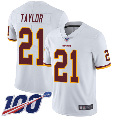 Nike Redskins #21 Sean Taylor White Youth Stitched NFL 100th Season Vapor Limited Jersey Nike Redskins #21 Sean Taylor White Youth Stitched NFL 100th Season Vapor Limited Jersey