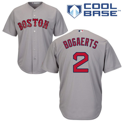Red Sox #2 Xander Bogaerts Grey Cool Base Stitched Youth MLB Jersey Red Sox #2 Xander Bogaerts Grey Cool Base Stitched Youth MLB Jersey