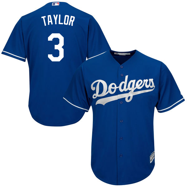 Dodgers #3 Chris Taylor Blue Cool Base Stitched Youth MLB Jersey Dodgers #3 Chris Taylor Blue Cool Base Stitched Youth MLB Jersey