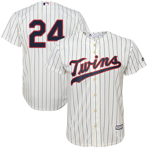 Twins #24 C.J. Cron Cream Strip Cool Base Stitched Youth MLB Jersey Twins #24 C.J. Cron Cream Strip Cool Base Stitched Youth MLB Jersey