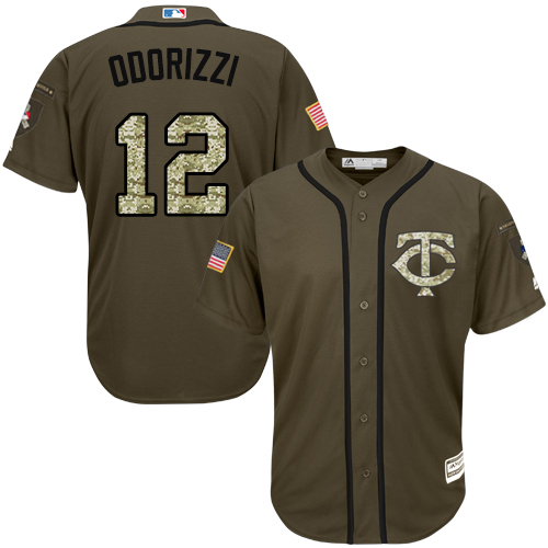 Twins #12 Jake Odorizzi Green Salute to Service Stitched Youth MLB Jersey Twins #12 Jake Odorizzi Green Salute to Service Stitched Youth MLB Jersey