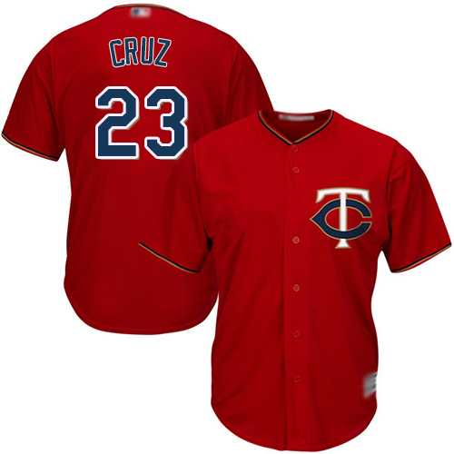 Twins #23 Nelson Cruz Red Cool Base Stitched Youth MLB Jersey Twins #23 Nelson Cruz Red Cool Base Stitched Youth MLB Jersey