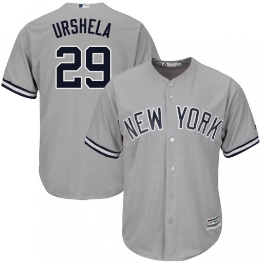 Yankees #29 Gio Urshela Grey New Cool Base Stitched Youth MLB Jersey Yankees #29 Gio Urshela Grey New Cool Base Stitched Youth MLB Jersey