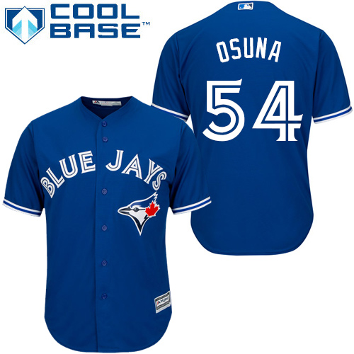 Blue Jays #54 Roberto Osuna Blue Cool Base Stitched Youth MLB Jersey Blue Jays #54 Roberto Osuna Blue Cool Base Stitched Youth MLB Jersey