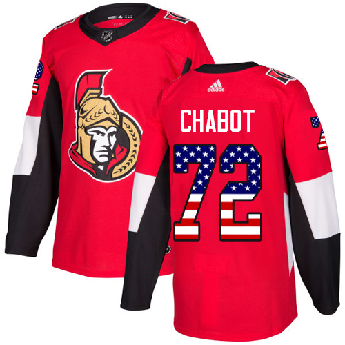 Adidas Senators #72 Thomas Chabot Red Home Authentic USA Flag Stitched Youth NHL Jersey Adidas Senators #72 Thomas Chabot Red Home Authentic USA Flag Stitched Youth NHL Jersey