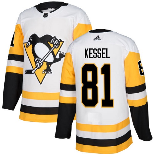 Adidas Penguins #81 Phil Kessel White Road Authentic Stitched Youth NHL Jersey Adidas Penguins #81 Phil Kessel White Road Authentic Stitched Youth NHL Jersey