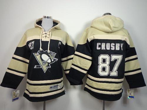 Penguins #87 Sidney Crosby Black Sawyer Hooded Sweatshirt Stitched Youth NHL Jersey Penguins #87 Sidney Crosby Black Sawyer Hooded Sweatshirt Stitched Youth NHL Jersey