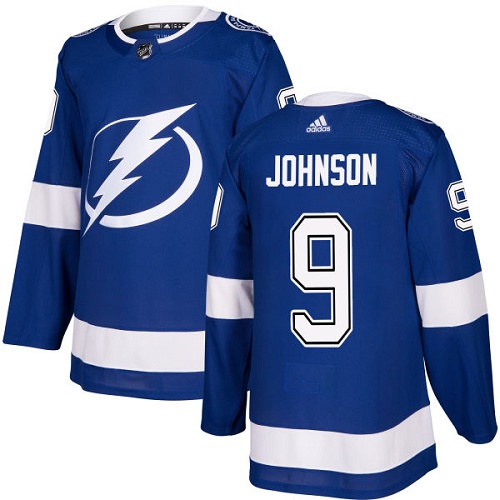 Adidas Lightning #9 Tyler Johnson Blue Home Authentic Stitched Youth NHL Jersey Adidas Lightning #9 Tyler Johnson Blue Home Authentic Stitched Youth NHL Jersey