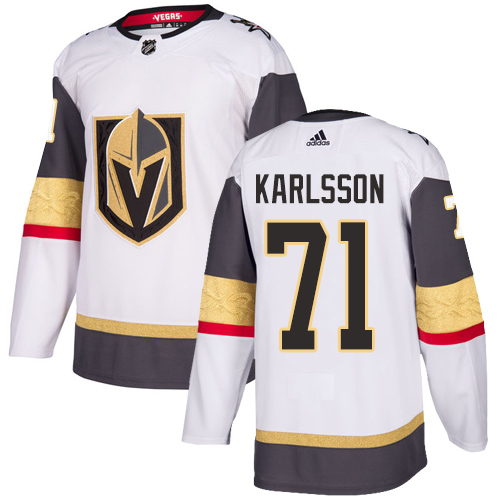 Adidas Golden Knights #71 William Karlsson White Road Authentic Stitched Youth NHL Jersey Adidas Golden Knights #71 William Karlsson White Road Authentic Stitched Youth NHL Jersey