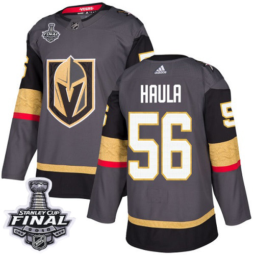Adidas Golden Knights #56 Erik Haula Grey Home Authentic 2018 Stanley Cup Final Stitched Youth NHL Jersey Adidas Golden Knights #56 Erik Haula Grey Home Authentic 2018 Stanley Cup Final Stitched Youth NHL Jersey