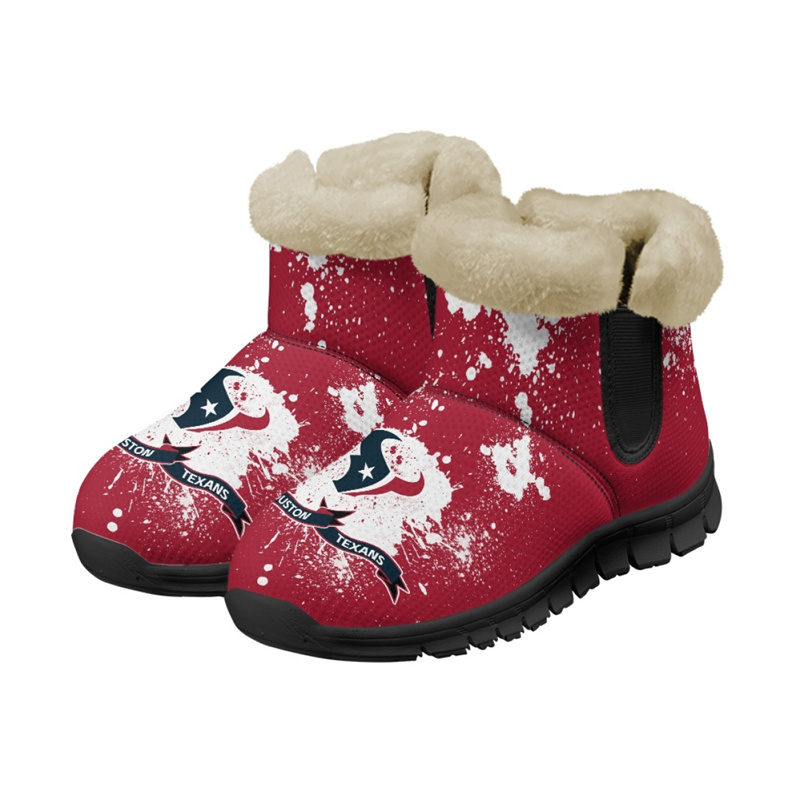 Women's Houston Texans 2024 Snow Boots/Shoes 001(Pls check description for details)