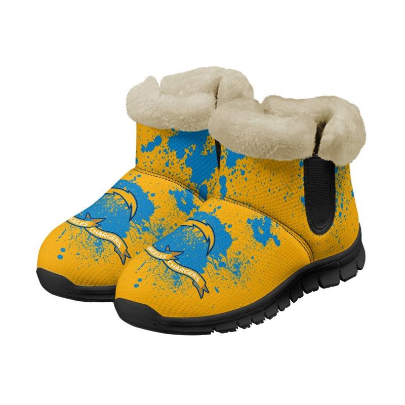 Men's Los Angeles Chargers 2024 Snow Boots/Shoes 001(Pls check description for details)