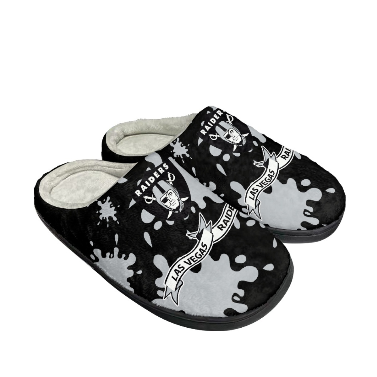Men's Las Vegas Raiders Slippers/Shoes 005 Men's Las Vegas Raiders Slippers/Shoes 005