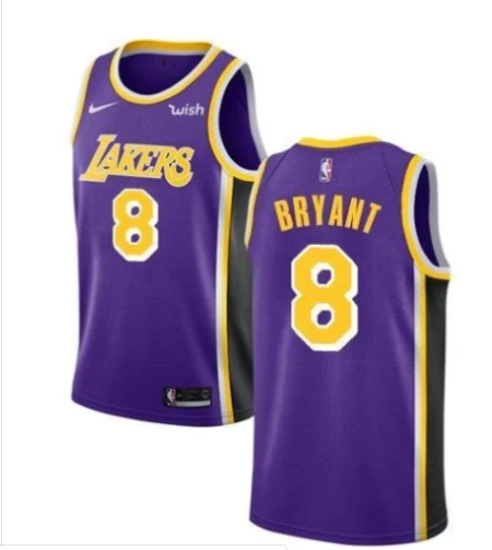 Men's Los Angeles Lakers Custom Purple Stitched Basketball Jersey