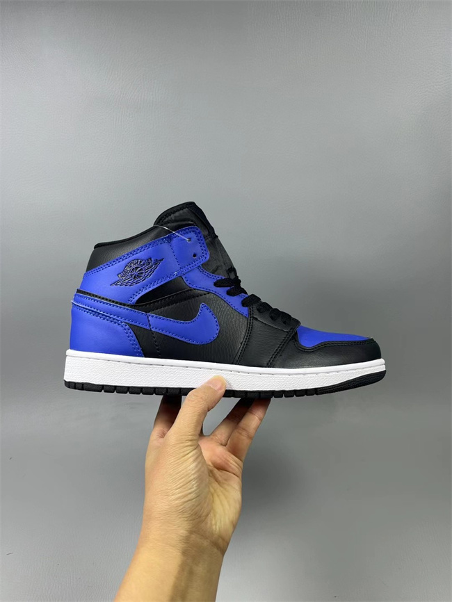 Women's Running Weapon Air Jordan 1 Blue/Black Shoes 0446 Women's Running Weapon Air Jordan 1 Blue/Black Shoes 0446