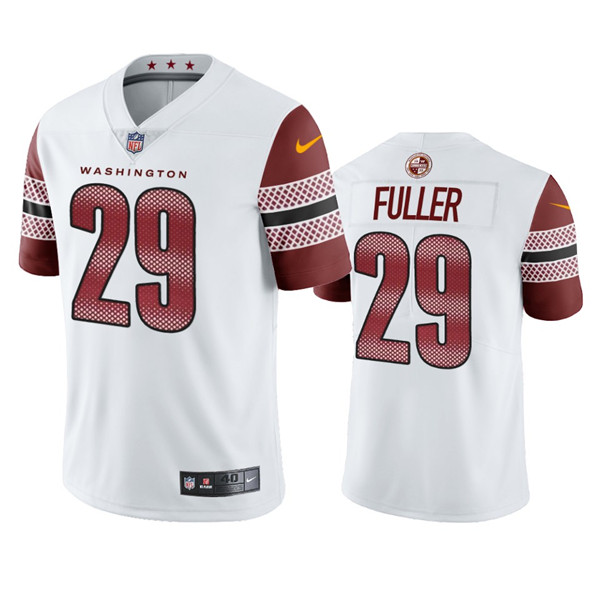 Men's Washington Commanders #29 Kendall Fuller White Vapor Untouchable Stitched Football Jersey Men's Washington Commanders #29 Kendall Fuller White Vapor Untouchable Stitched Football Jersey