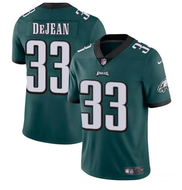 Youth Philadelphia Eagles #33 Cooper DeJean Green 2024 Draft Vapor Untouchable Limited Stitched Football Jersey Youth Philadelphia Eagles #33 Cooper DeJean Green 2024 Draft Vapor Untouchable Limited Stitched Football Jersey
