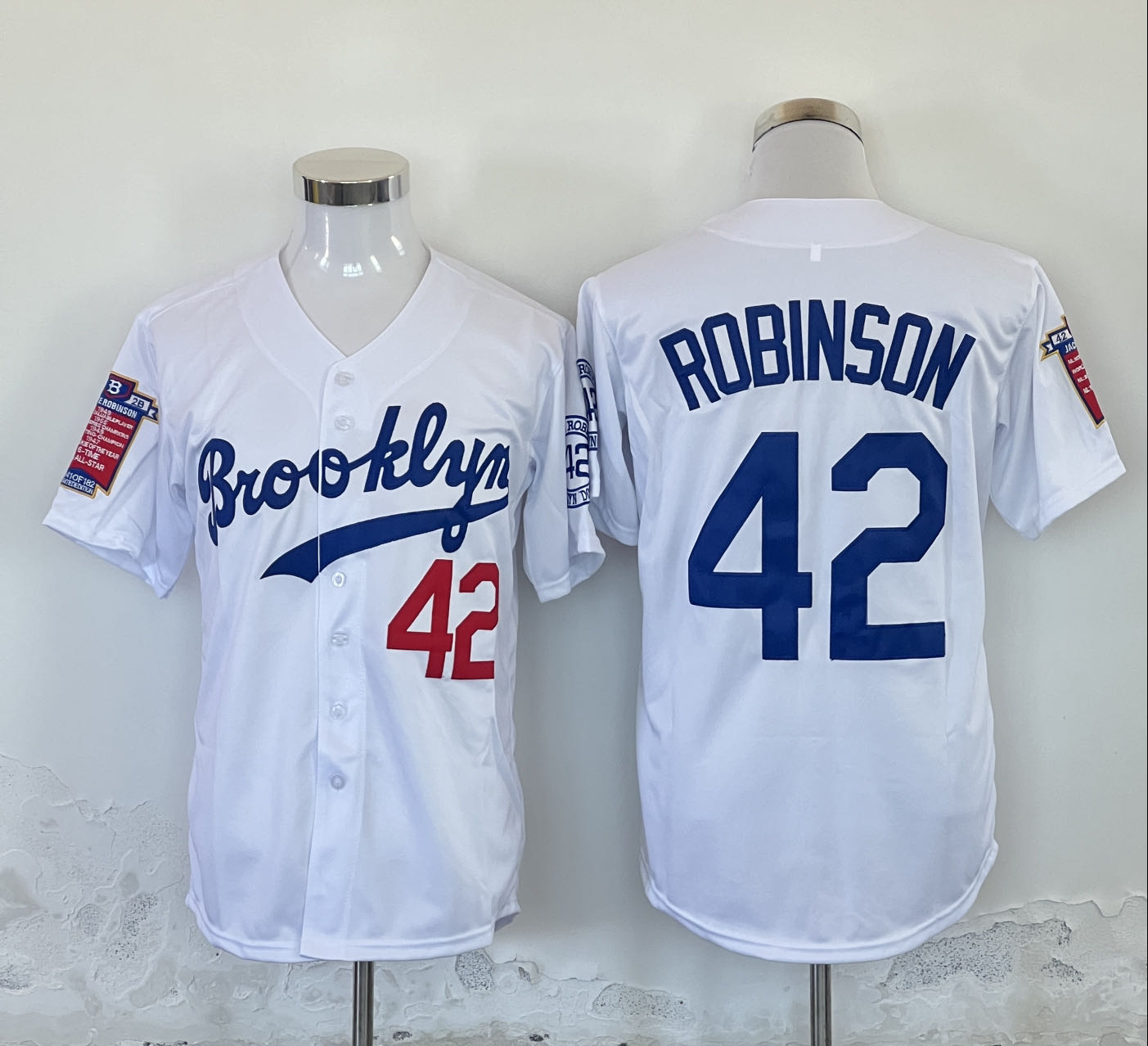 Men's Los Angeles Dodgers #42 Jackie Robinson White Stitched Baseball Jersey Men's Los Angeles Dodgers #42 Jackie Robinson White Stitched Baseball Jersey