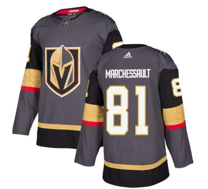 Men's Vegas Golden Knights #81 Jonathan Marchessault 2022 Grey Home Stitched Jersey Men's Vegas Golden Knights #81 Jonathan Marchessault 2022 Grey Home Stitched Jersey