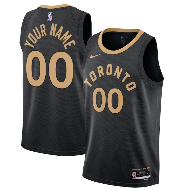 Men's Toronto Raptors Active Player Custom 2022/23 City Edition Black Stitched Basketball Jersey Men's Toronto Raptors Active Player Custom 2022/23 City Edition Black Stitched Basketball Jersey