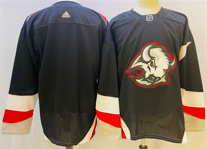 Men's Buffalo Sabres Blank 2022-23 Black Stitched Jersey Men's Buffalo Sabres Blank 2022-23 Black Stitched Jersey