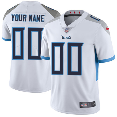 Toddlers Tennessee Titans ACTIVE PLAYER Custom White Vapor Untouchable Limited Stitched Football Jersey Toddlers Tennessee Titans ACTIVE PLAYER Custom White Vapor Untouchable Limited Stitched Football Jersey