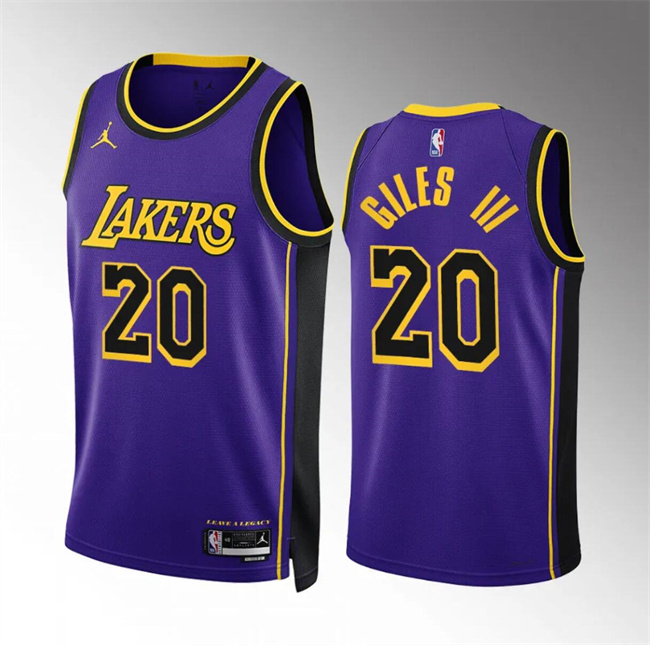 Men's Los Angeles Lakers #20 Harry Giles Iii Stitched Purple Statement Edition Basketball Jersey Men's Los Angeles Lakers #20 Harry Giles Iii Stitched Purple Statement Edition Basketball Jersey