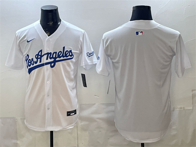 Men's Los Angeles Dodgers Blank White Alternate Stadium Stitched Baseball Jersey Men's Los Angeles Dodgers Blank White Alternate Stadium Stitched Baseball Jersey