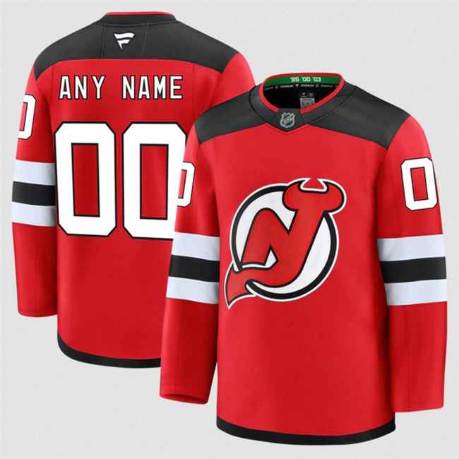 Youth New Jersey Devils Active Player Custom Red 2024-25 Home Stitched Hockey Jersey