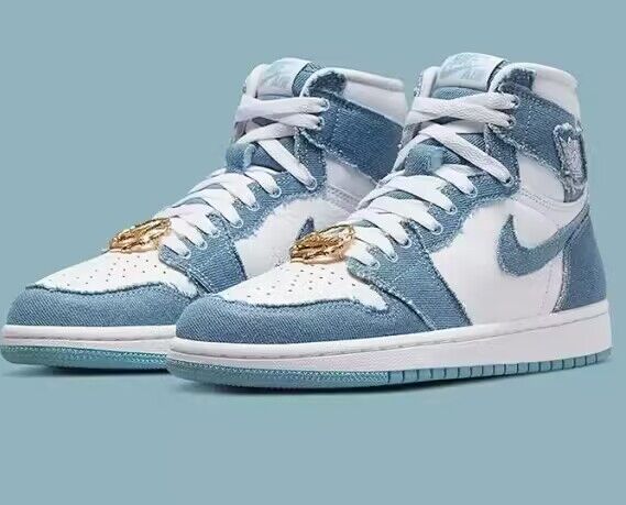 Women Running Weapon Air Jordan 1 Blue Shoes 006