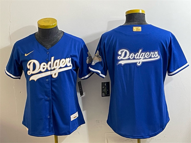 Youth Los Angeles Dodgers Team Big Logo Royal 2026 Alternate Gold Collection Stadium Stitched Baseball Jersey Youth Los Angeles Dodgers Team Big Logo Royal 2026 Alternate Gold Collection Stadium Stitched Baseball Jersey