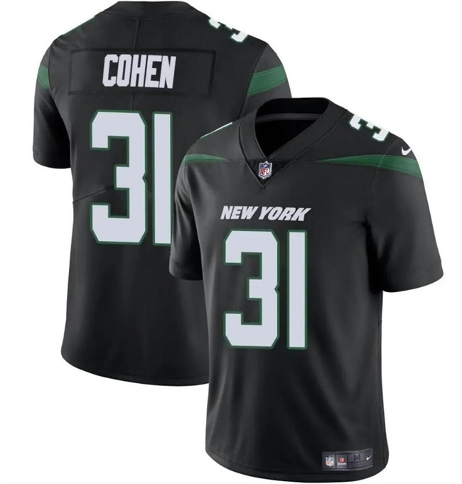 Youth New York Jets #31 Tarik Cohen Black Vapor Untouchable Limited Stitched Jersey Youth New York Jets #31 Tarik Cohen Black Vapor Untouchable Limited Stitched Jersey